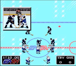 NHLPA Hockey 93 SNES Screenshot 2
