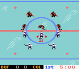 NHL 2000 Gameboy/Gameboy Color Screenshot 2