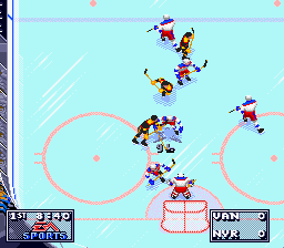 NHL 95 screen shot 2 2