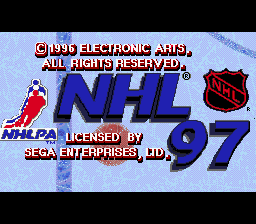 NHL 97 Genesis Screenshot Screenshot 1