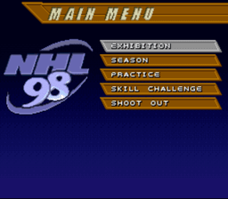 NHL 98 screen shot 2 2