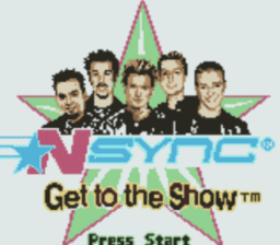 NSYNC: Get to the Show Gameboy/Gameboy Color Screenshot 1