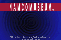 Namco Museum GBA Screenshot Screenshot 1