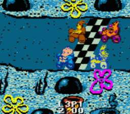 Nicktoons Racing Gameboy/Gameboy Color Screenshot 2