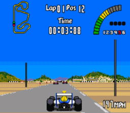 Nigel Mansell's World Championship Racing screen shot 3 3