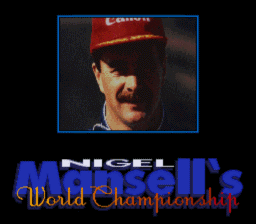 Nigel Mansell's World Championship Racing Super Nintendo Screenshot 1