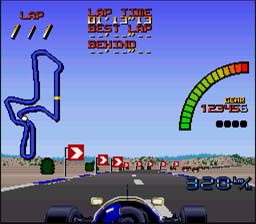 Nigel Mansell's World Championship Racing SNES Screenshot 2