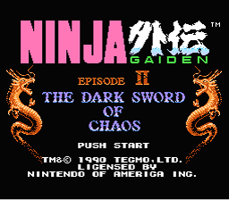 Ninja Gaiden 2 NES Screenshot 1