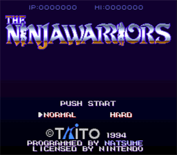 Ninja Warriors SNES Screenshot Screenshot 1