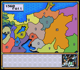 Nobunaga's Ambition Genesis Screenshot Screenshot 2