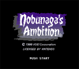 Nobunaga's Ambition Super Nintendo Screenshot 1