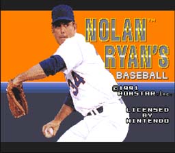 Nolan Ryan's Baseball SNES Screenshot 1
