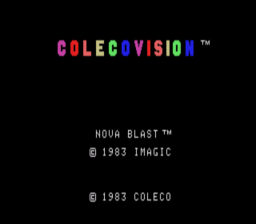 Nova Blast Colecovision Screenshot Screenshot 1