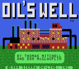 Oil's Well Colecovision Screenshot Screenshot 1