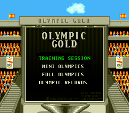 Olympic Gold Genesis Screenshot 1