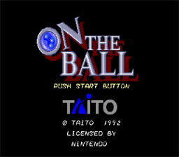 On The Ball SNES Screenshot 1
