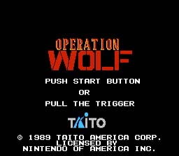 Operation Wolf NES Screenshot Screenshot 1