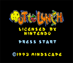 Out To Lunch SNES Screenshot 1