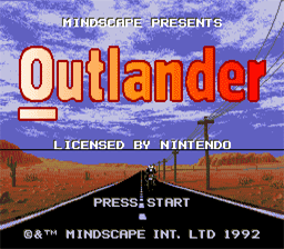 Outlander SNES Screenshot Screenshot 1