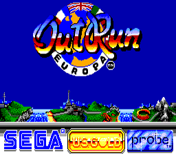 Outrun Europa Sega GameGear Screenshot 1