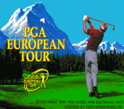 PGA European Tour Sega Genesis Screenshot 1