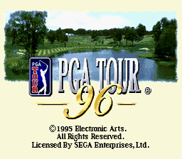 PGA Tour 96 Sega Genesis Screenshot 1