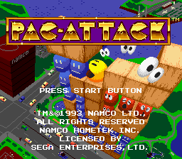 Pac-Attack Sega Genesis Screenshot 1