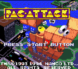 Pac-Attack Sega GameGear Screenshot 1