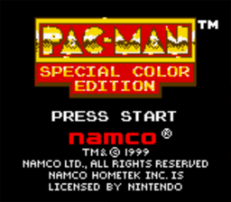 Pac-Man Special Color Edition Gameboy Color Screenshot 1