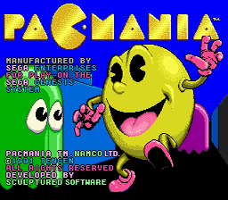 Pac-Mania Sega Genesis Screenshot 1