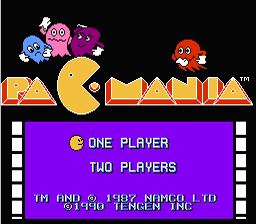 Pac-Mania NES Screenshot 1