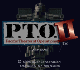 Pacific Theater of Operations 2 SNES Screenshot Screenshot 1