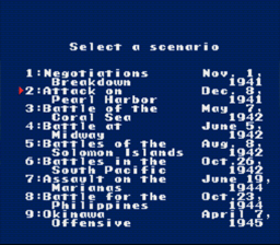 Pacific Theater of Operations SNES Screenshot 2