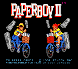Paperboy 2 Genesis Screenshot Screenshot 1