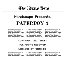 Paperboy 2 Super Nintendo Screenshot 1