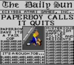 Paperboy SGG Screenshot 4