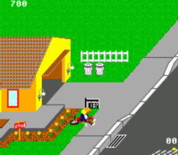 Paperboy Master System Screenshot Screenshot 4
