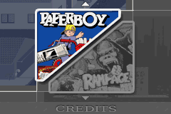 Paperboy / Rampage Gameboy Advance Screenshot 1