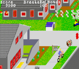 Paperboy / Rampage GBA Screenshot Screenshot 2