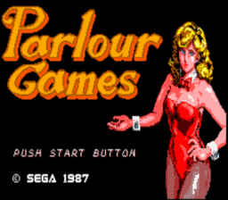 Parlour Games Master System Screenshot 1