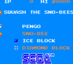 Pengo Gamegear Screenshot Screenshot 1