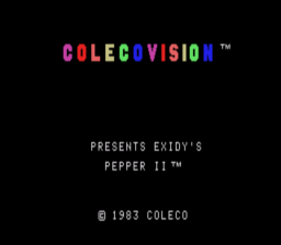 Pepper 2 Colecovision Screenshot 1