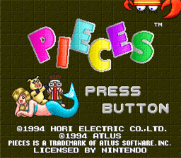 Pieces SNES Screenshot 1
