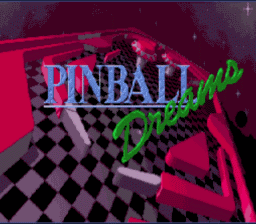 Pinball Dreams SNES Screenshot Screenshot 1
