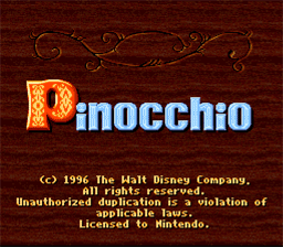 Pinocchio SNES Screenshot 1