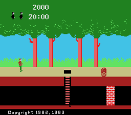 Pitfall Colecovision Screenshot Screenshot 2
