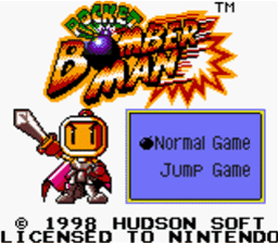 Pocket Bomberman GBC Screenshot Screenshot 1