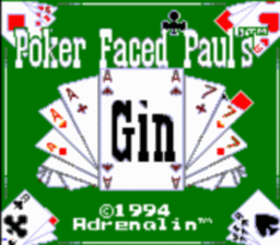 Poker Face Paul's Gin Gamegear Screenshot Screenshot 1