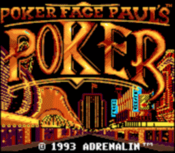Poker Face Paul's Poker Gamegear Screenshot Screenshot 1