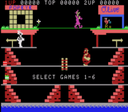 Popeye Colecovision Screenshot Screenshot 1